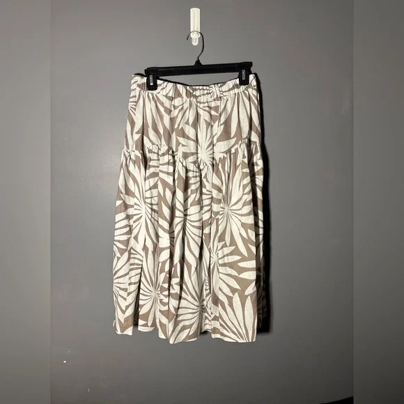 Out of Office Trina Turk Pally 100% Linen Skirt Women’s Size Medium